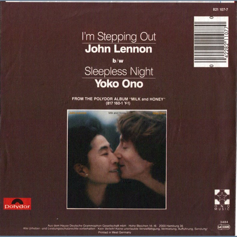 I'm Stepping Out b/w Sleepless Night