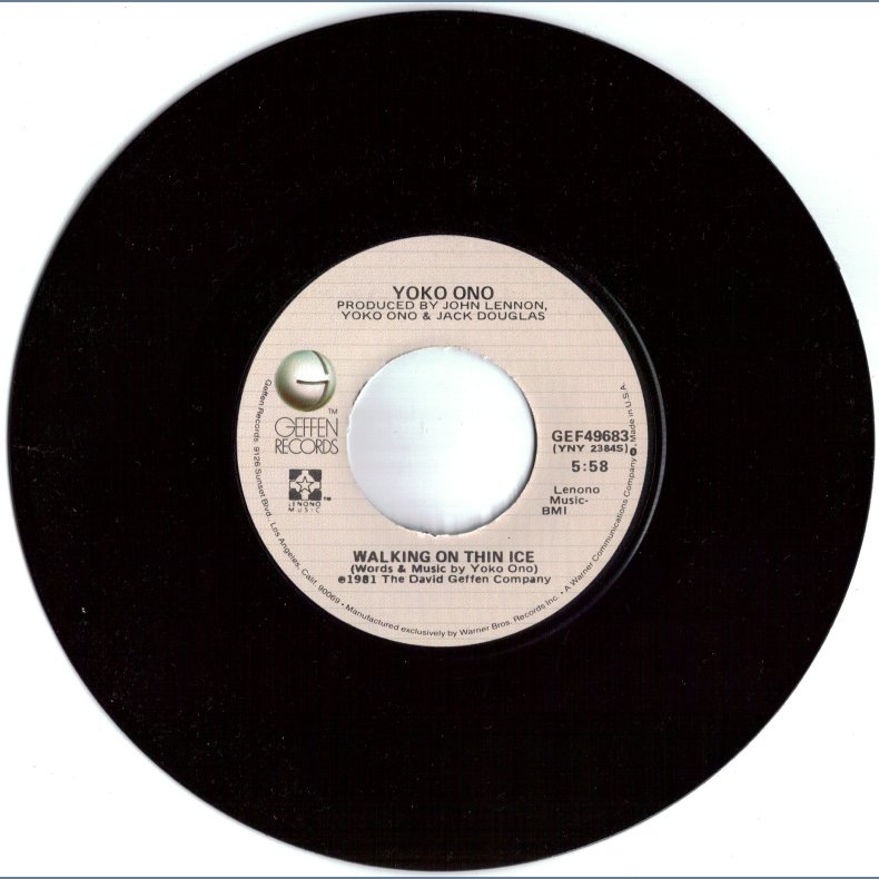 Walking On Thin Ice b/w. It Happened 