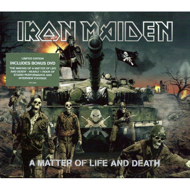 A Matter Of Life And Death  - European pressed Limited Edition 2-disc CD/DVD Issue