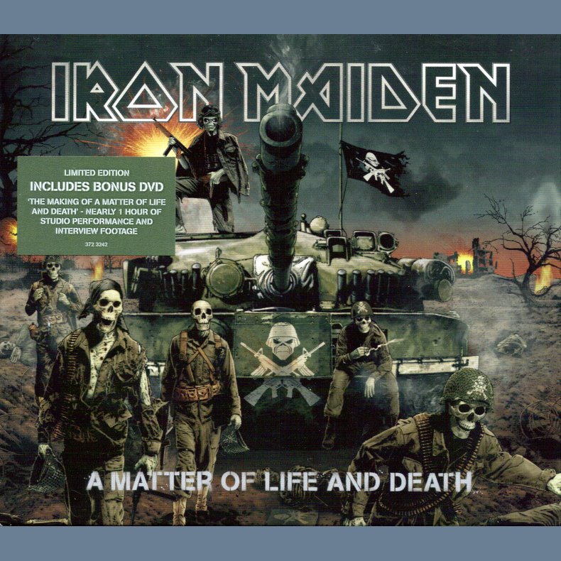 A Matter Of Life And Death  - European pressed Limited Edition 2-disc CD/DVD Issue