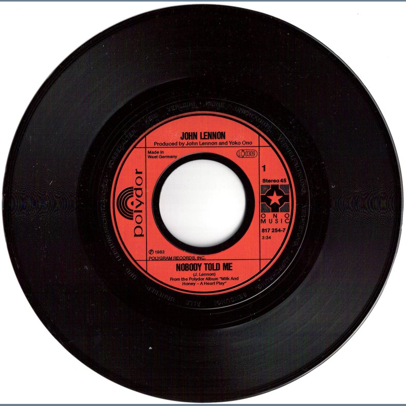 Nobody Told Me b/w O'Sanity