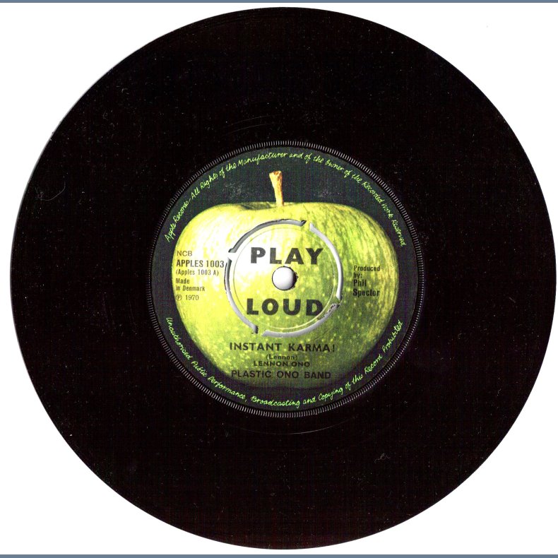 Instant Karma b/w Who Has Seen The Wind