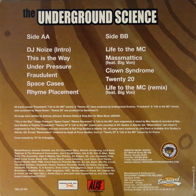 The Underground Science