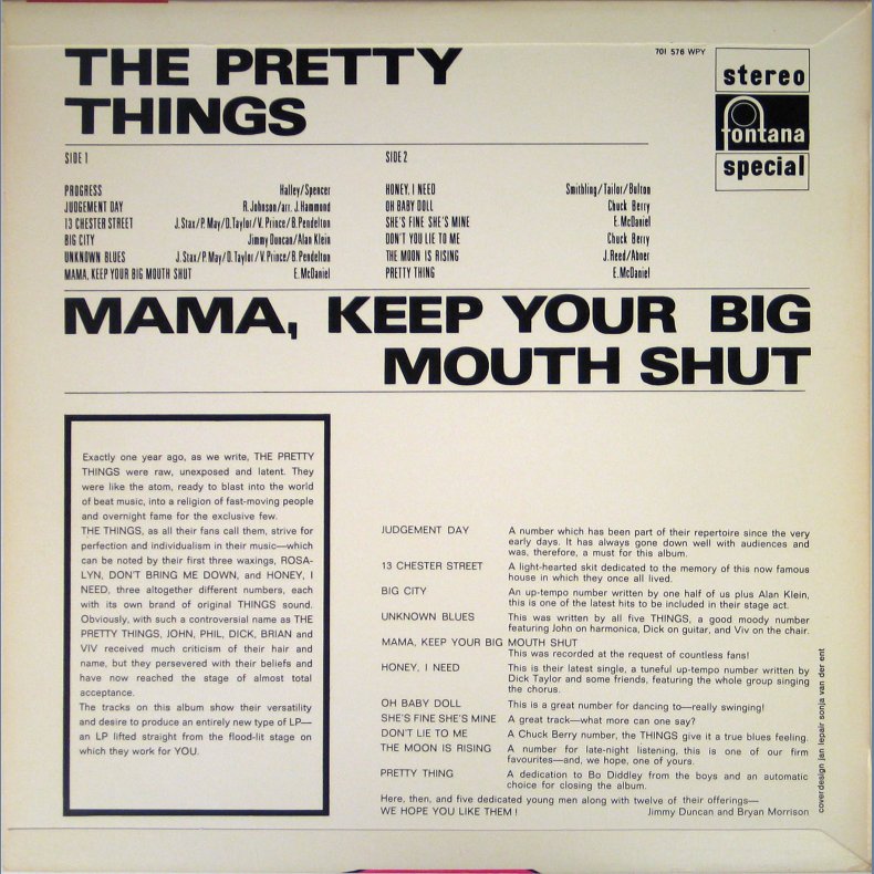 Mama, Keep Your Big Mouth Shut