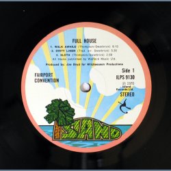 Full House - UK 2nd Issue - Pink Rim Label