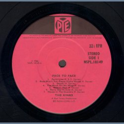 Face To Face - Original UK Stereo Issue