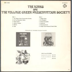 The Kinks Are The Village Green Preservation Act Society - Original 12-track Swedish Pressing