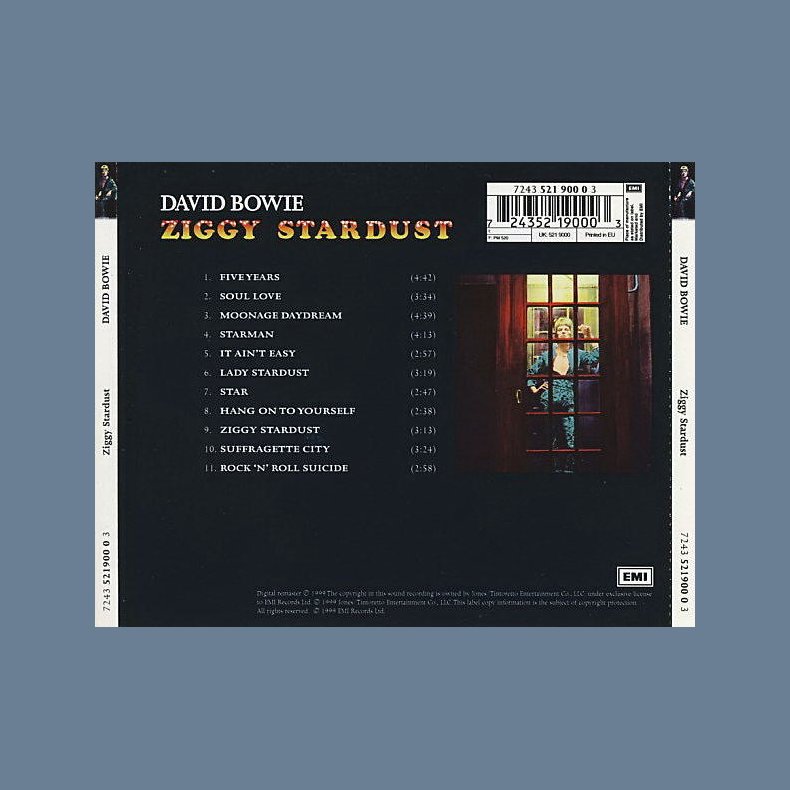 Ziggy Stardust - 1999 Dutch 24 Bit Digitally Remastered Issue