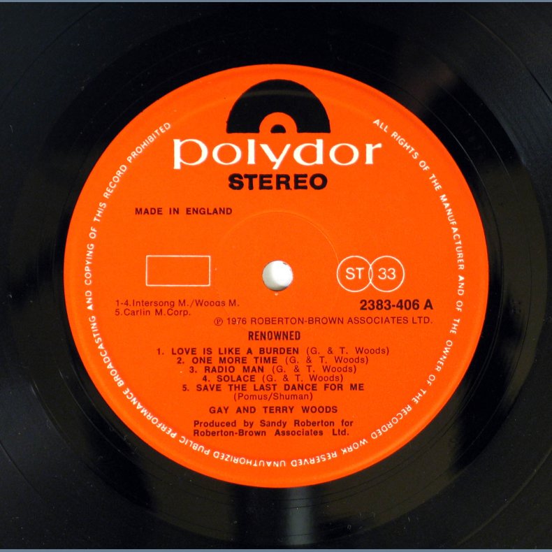 Renowned - Original UK Vinyl Issue