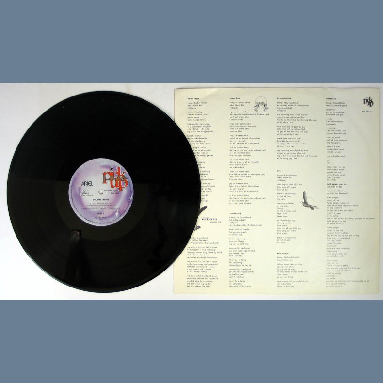 Solens Brn - Original 1980 Danish Pick Up label 9-track LP