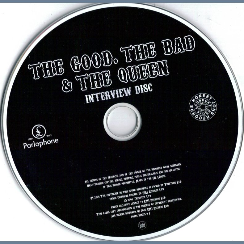 The Good, The Bad And The Queen Interview disc