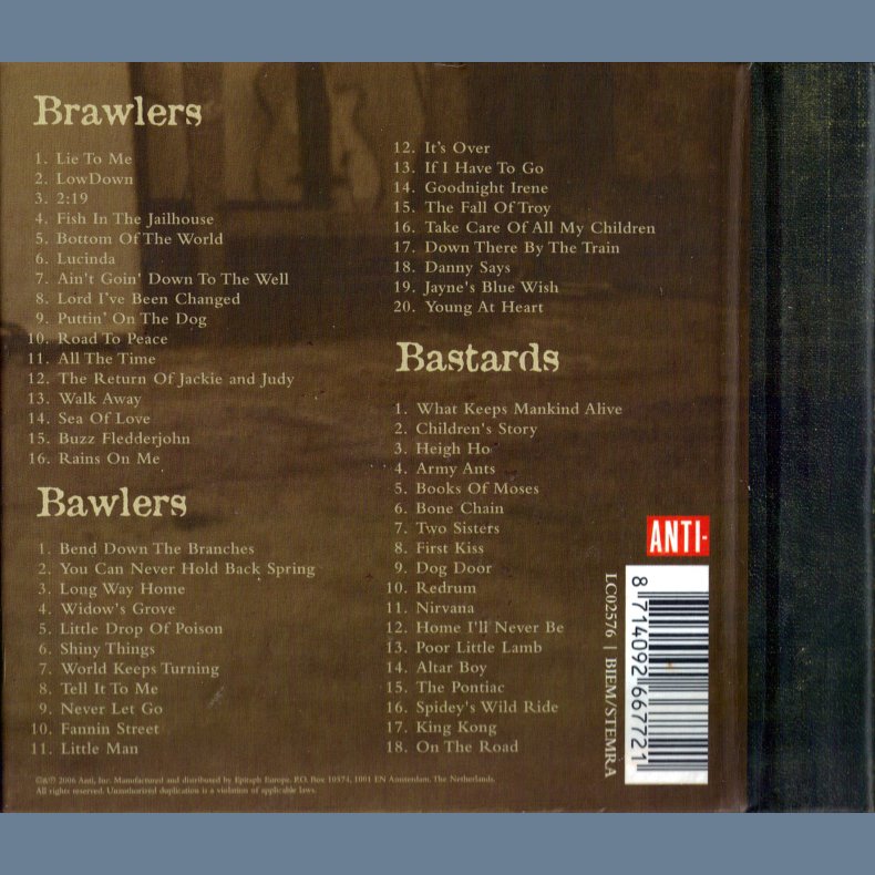 Orphans - Brawlers, Bawlers &amp; Bastards - 2006 European Epitaph label limited edition 54-track 3-CD s