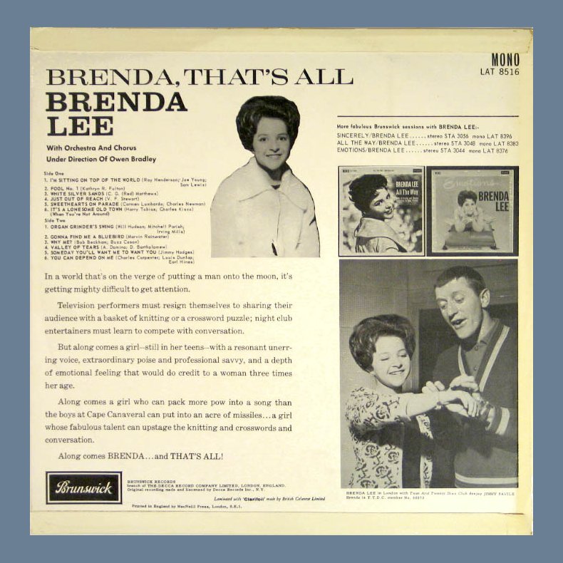 Brenda, That's All