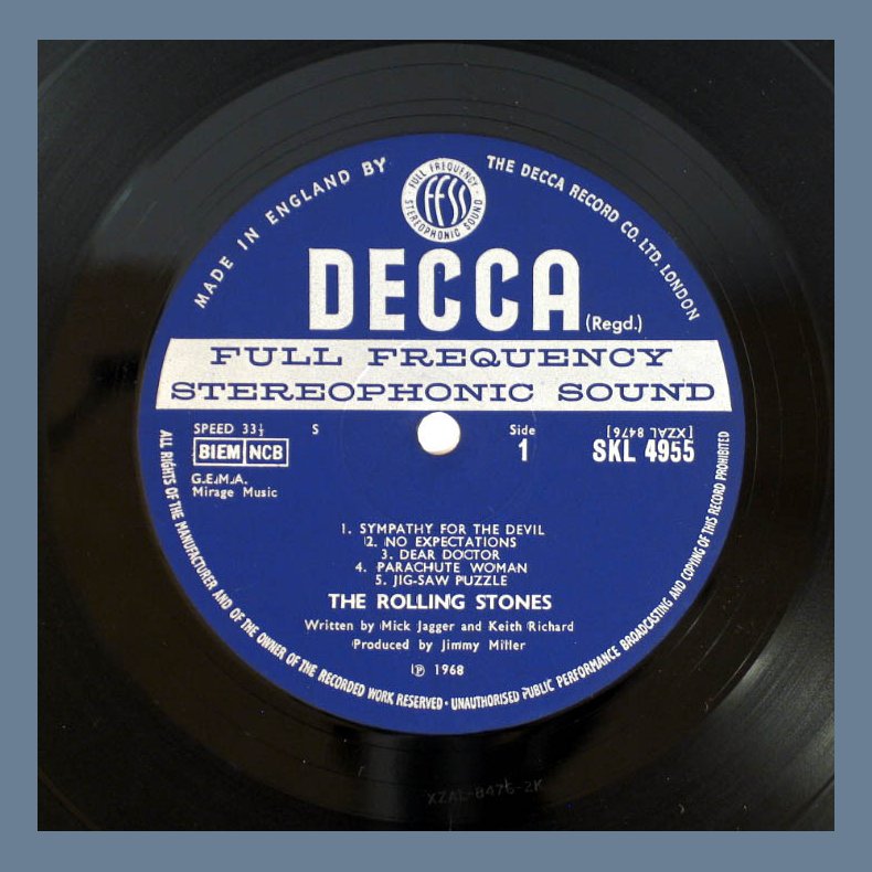 Beggars Banquet - Original 1968 10-track Stereo Vinyl LP