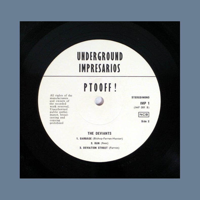 Ptooff - 1968 Danish/UK 8-track LP