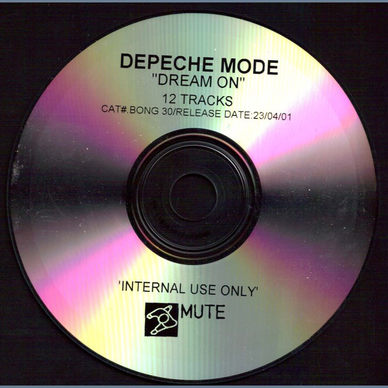 Dream On - 2001 UK Mute 12-track promotional CD-R acetate 