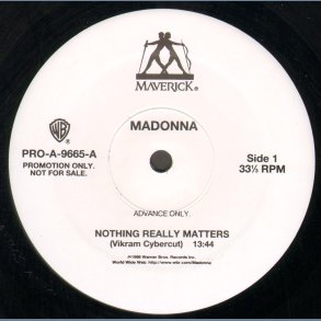Nothing Really Matters - 1998 US Maverick label 2-track Promotional Issue 12