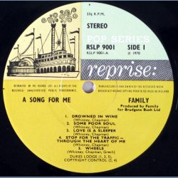 A Song For Me - Original 1970 UK Reprise label 8-track LP