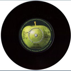 Imagine b/w It's so hard - 1971 Danish Apple label 2-track 7" Single