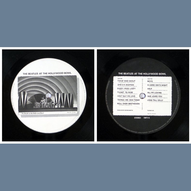 The Beatles At The Hollywood Bowl - Original 1977 UK Parlophone 13-track LP