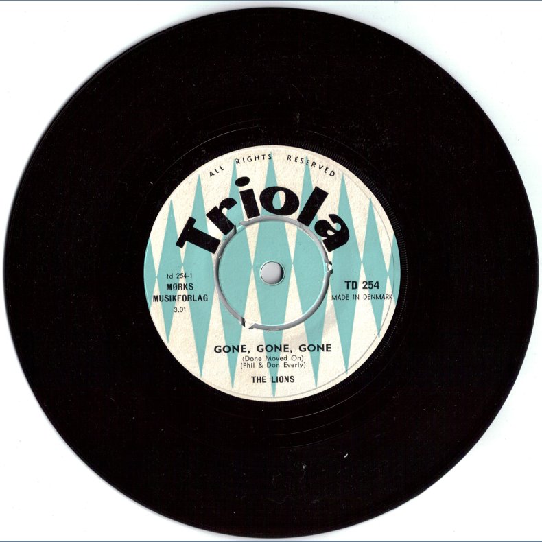 Gone, Gone, Gone b/w Fire Ball mail