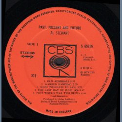 Past, Present &amp; Future - Original 1973 UK CBS label 9-track LP 