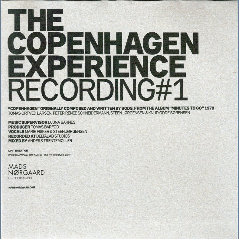 The Copenhagen Experience Recording#1