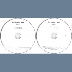 Help! - 2007 UK Subafilms/Abbey Road Interactive advance promotional 2-DVD-R acetate set 