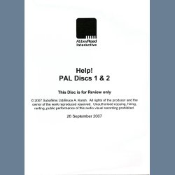 Help! - 2007 UK Subafilms/Abbey Road Interactive advance promotional 2-DVD-R acetate set 