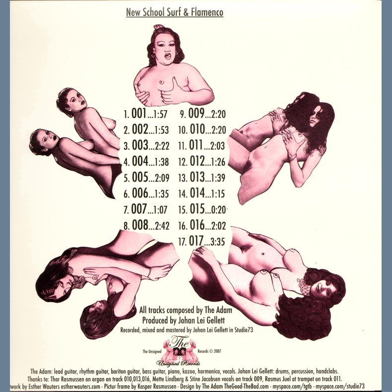 From 001 To 017 - Original 2007 Danish Unsigned label 17-track LP  - BVlack Vinyl