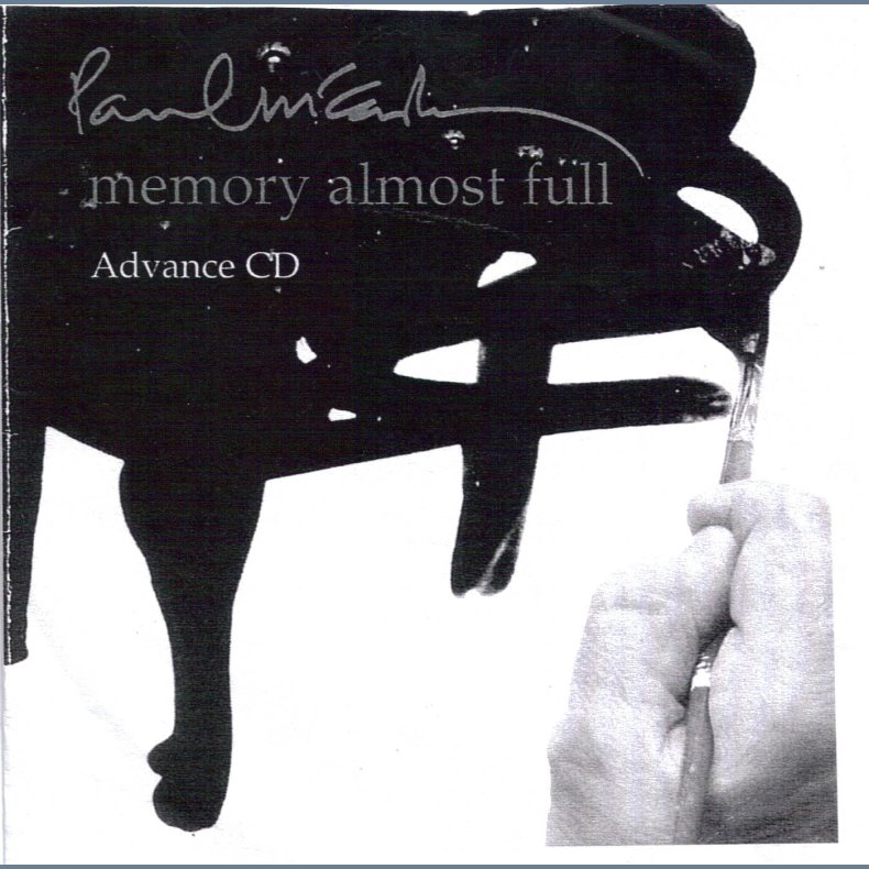 Memory Almost Full - 2007 Universal Music Denmark label 13-track CD Acetate