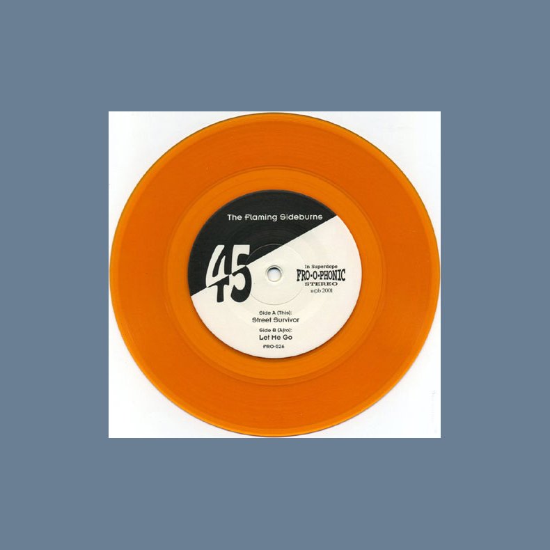 Street Survivor b/w Let Me Go - Limited Edition Translucent Orange Vinyl 2nd Issue