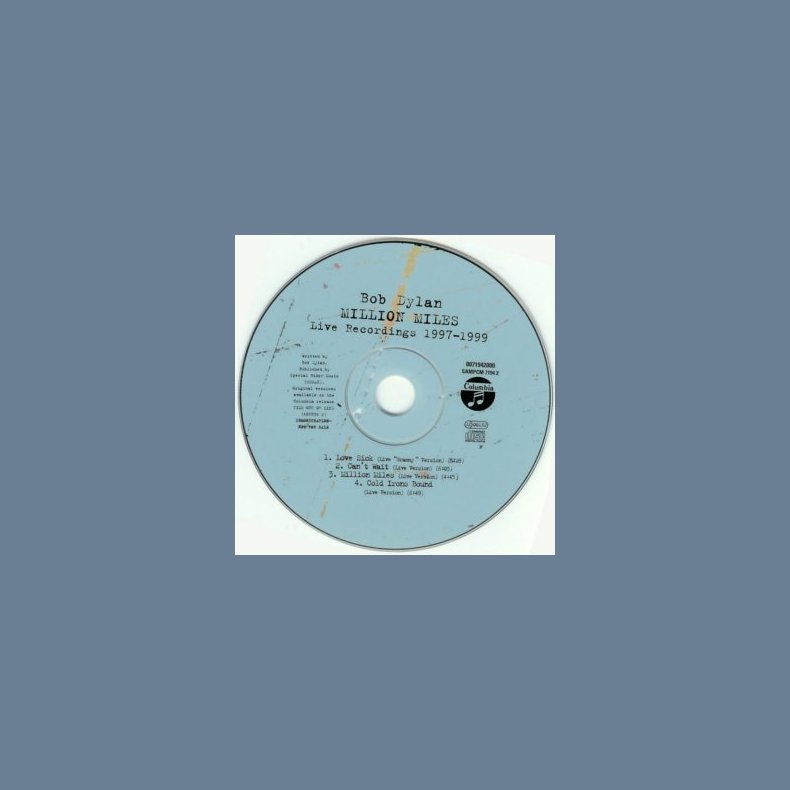Million Miles: Live Recordings 1997-1999 - 1999 European Columbia label 4-track promotional CD