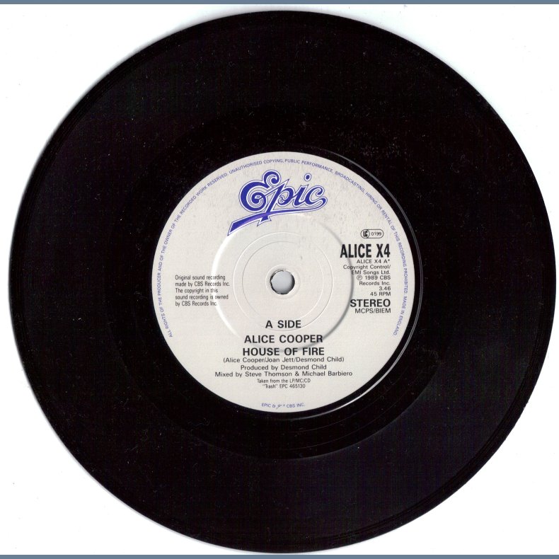 House Of Fire b/w Poison (Live)