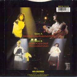 Teenage Frankenstein b/w Schools Out (Recorded Live)