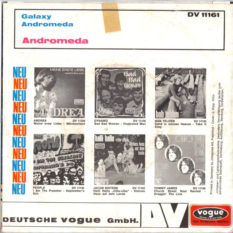 Galaxy b/w Andromeda