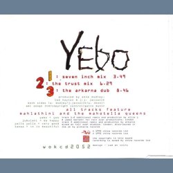 Yebo - 1995 UK China label 3-track CD Single - Jewel case packaging