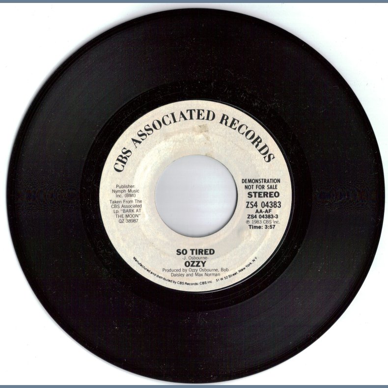 So Tired b/w So Tired