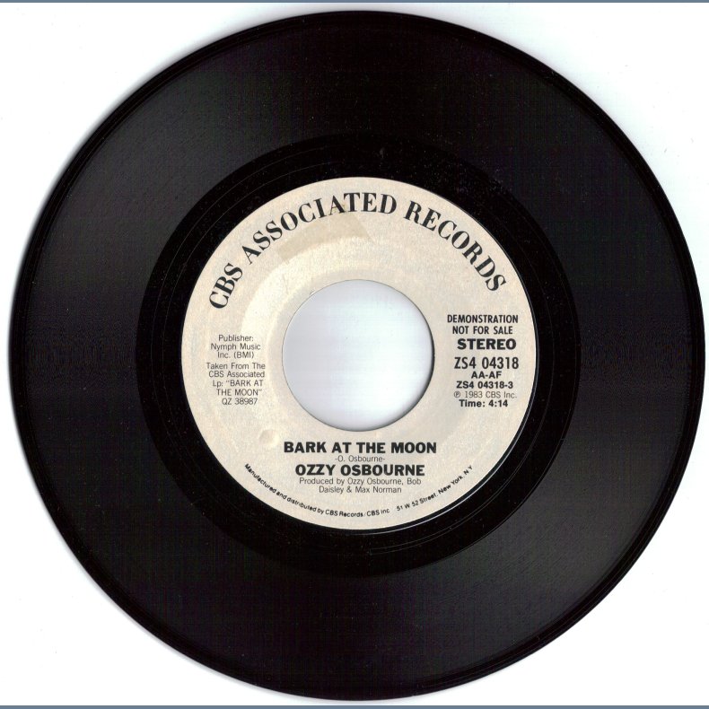 Bark At The Moon b/w Bark At The Moon