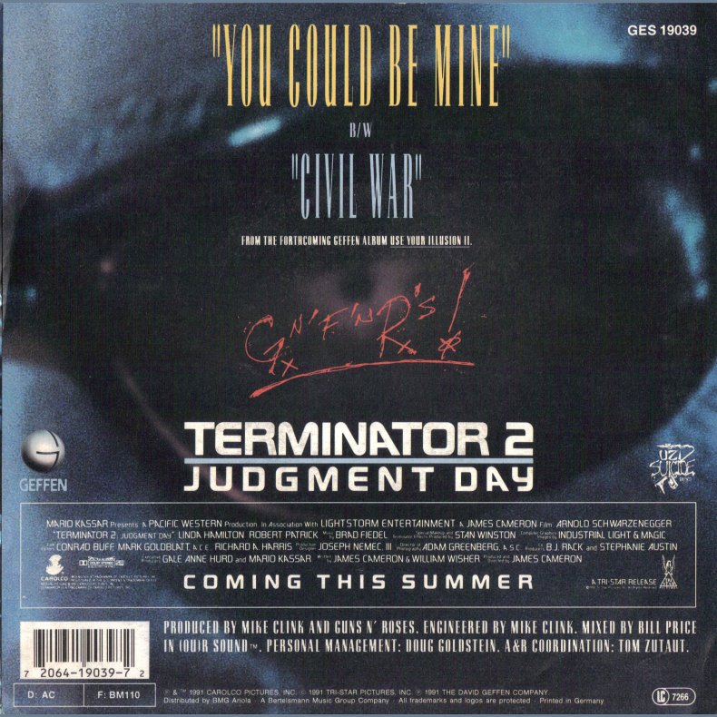 You Could Be Mine (LP Version) b/w Civil War (LP Version)
