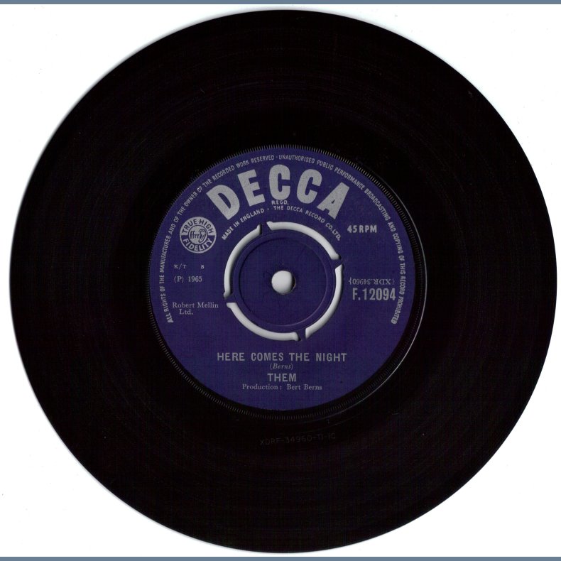 Here Comes The Night b/w All For Myself