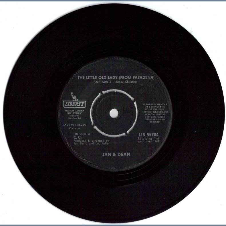 The Little Old Lady (From Pasadena) b/w My Mighty G.T.O