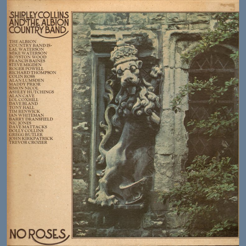 No Roses - Original 1971 UK Pegasus label 9-track LP - A/B-1U matrix endings