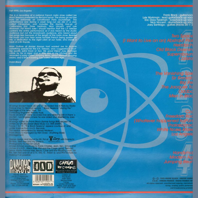 The Black Sessions Live In Paris Plus The Kitchen Tapes