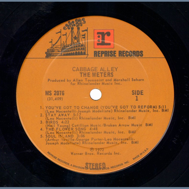 Cabbage Alley - Original US Pressing