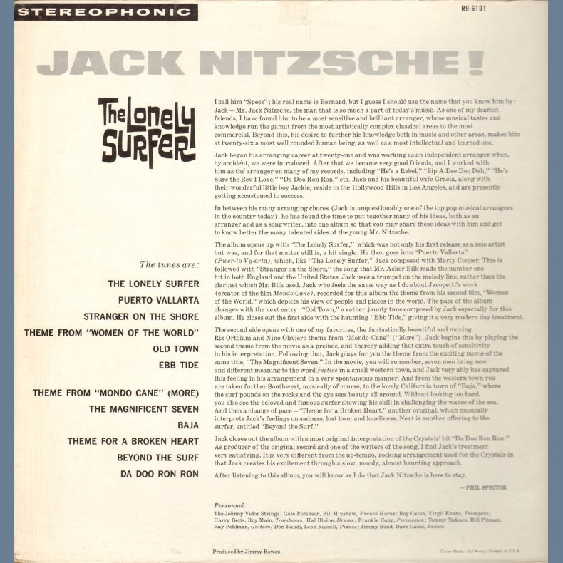 The Lonely Surfer - Original US Stereo Version