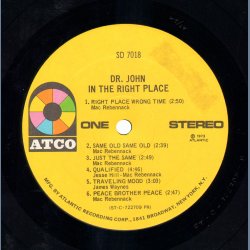 In The Right Place - Original US Pressing