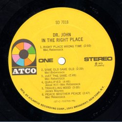 In The Right Place - Original US Pressing