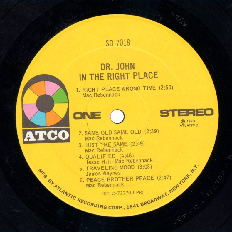 In The Right Place - Original US Pressing