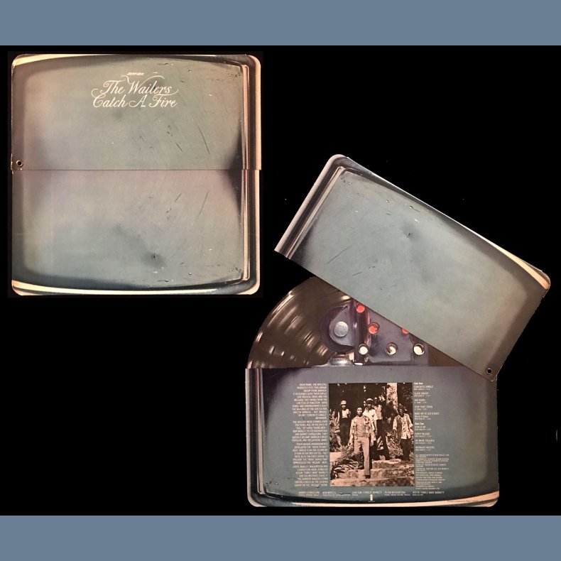 Catch A Fire - Original1973 UK Island label 9-track 1st pressing vinyl LP - Zippo Lighter Cover